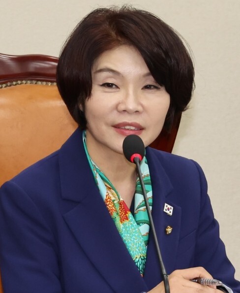 한정애 민주당 정책위의장, 주식 양도세 대주주 요건 50억 원 유지 의견 전달 한정애 민주당 정책위의장, 주식 양도세 대주주 요건 50억 원 유지 의견 전달