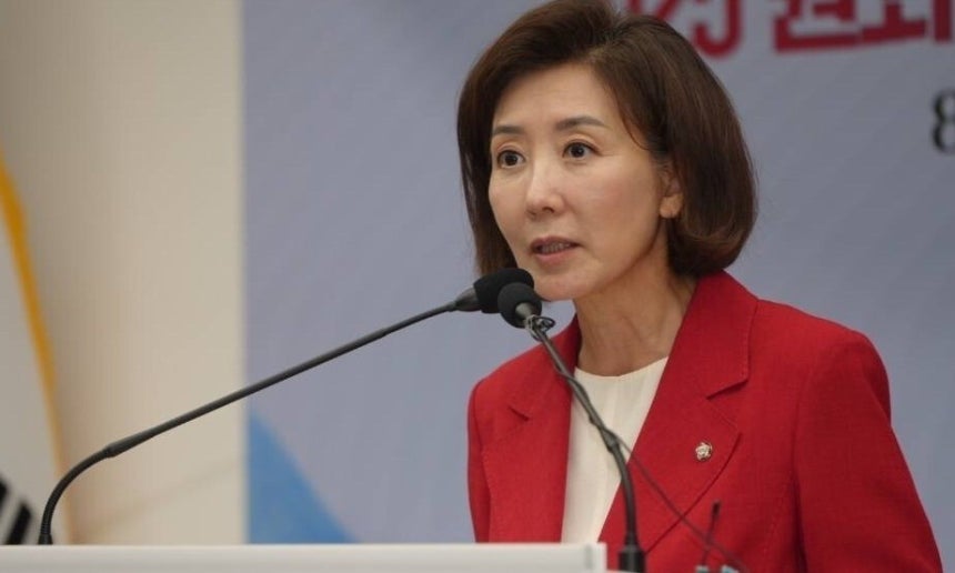 나경원, 이재명 대통령의 대북 발언에 강력 비판 나경원, 이재명 대통령의 대북 발언에 강력 비판