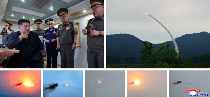 북한, 이재명 대통령 순방일에 신형 지대공 미사일 시험 사격 실시 북한, 이재명 대통령 순방일에 신형 지대공 미사일 시험 사격 실시