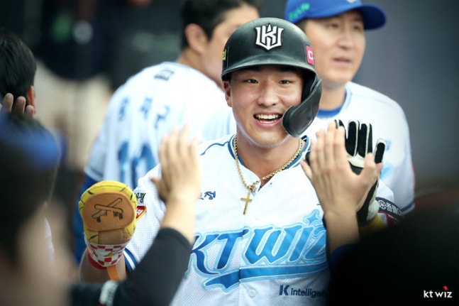 KT 위즈 안현민, 7월 KBO리그 MVP 선정…압도적 타격력 과시 KT 위즈 안현민, 7월 KBO리그 MVP 선정…압도적 타격력 과시