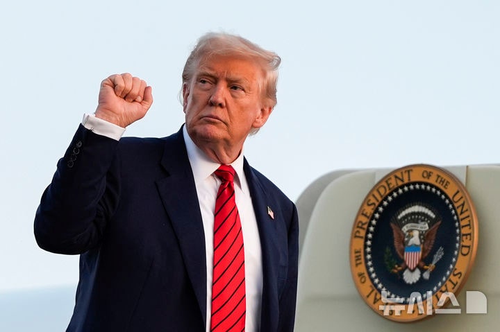 트럼프, 한국 시장 개방 성과 자랑하며 무역합의 강조 트럼프, 한국 시장 개방 성과 자랑하며 무역합의 강조