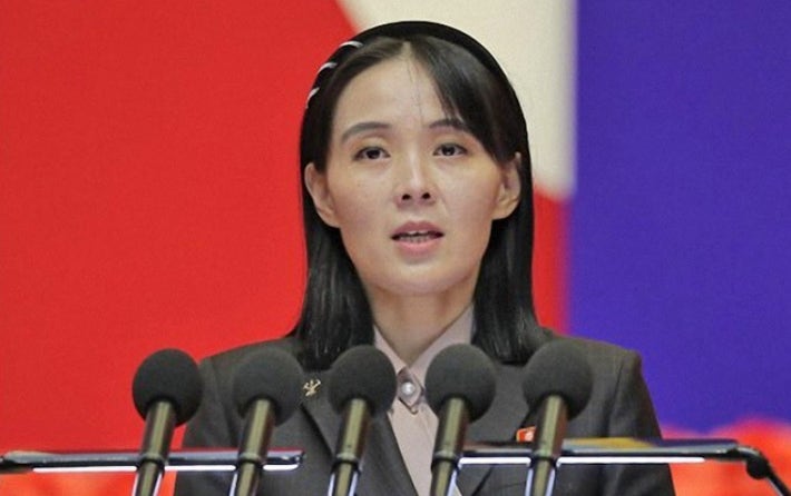 김여정, 한미 군사훈련 비난하며 “무모한 힘자랑질” 경고 김여정, 한미 군사훈련 비난하며 “무모한 힘자랑질” 경고